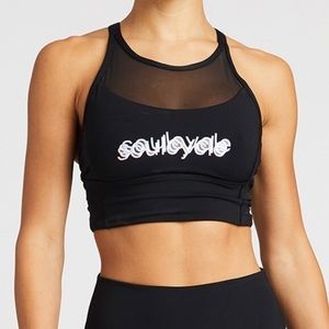 Soulcycle Lululemon crop top sports bra